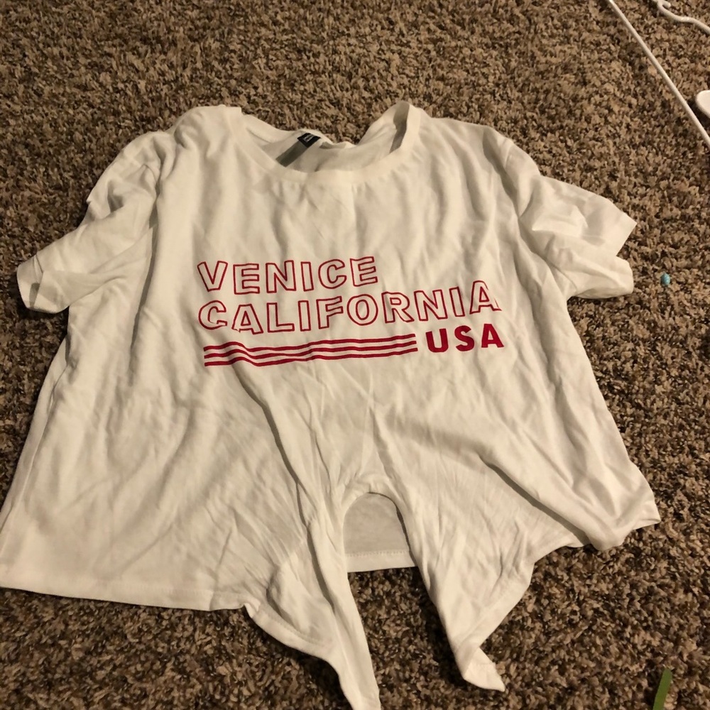 Tied up Vince H&M top cropped